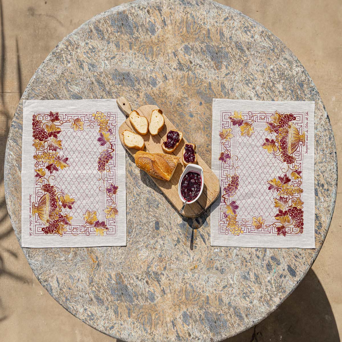 Tovaglietta Americana Uva Solunto (Set di 2)