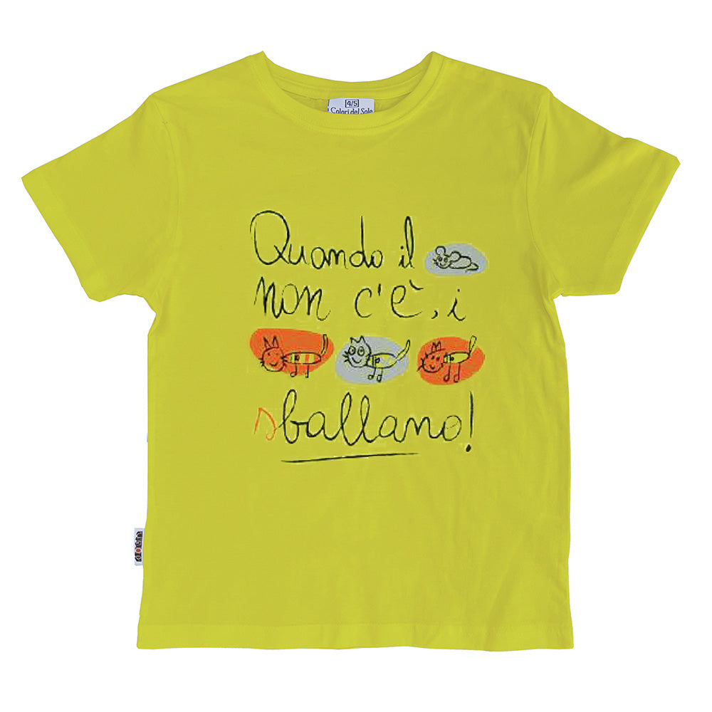 T-shirt Gatti Sballano bambini