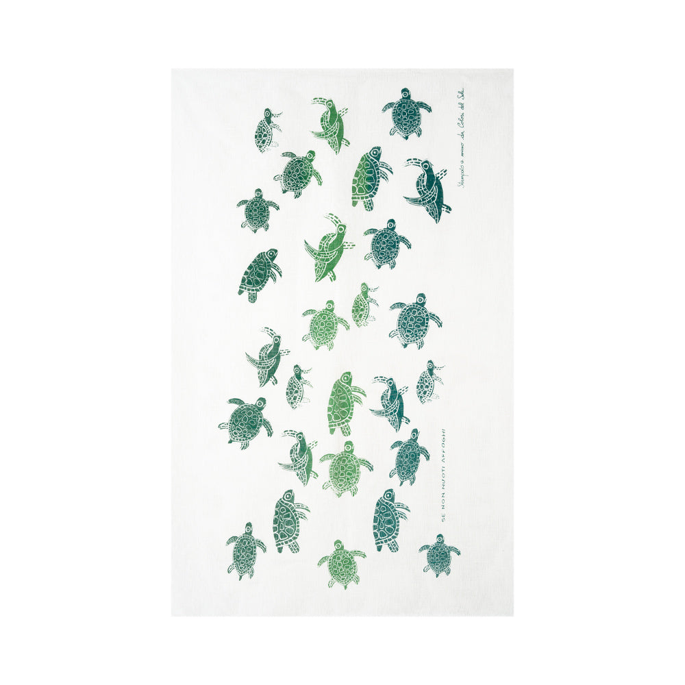 Arazzo Tartarughine verde