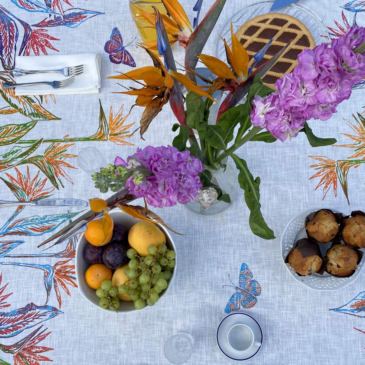 Strelitzia Rectangular Tablecloth