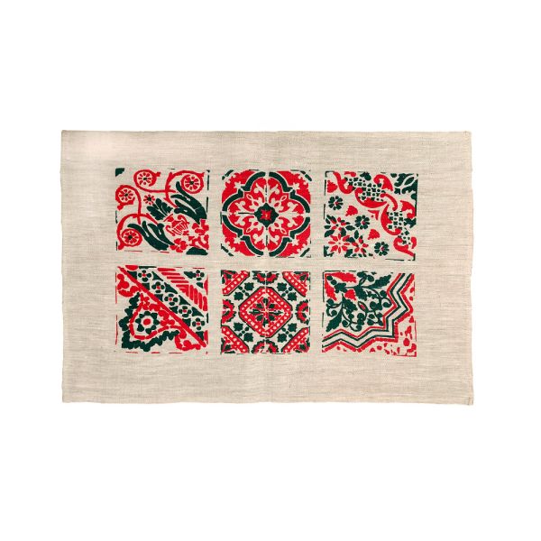 Tovaglietta Americana Maiolica natalizia (set di 2)