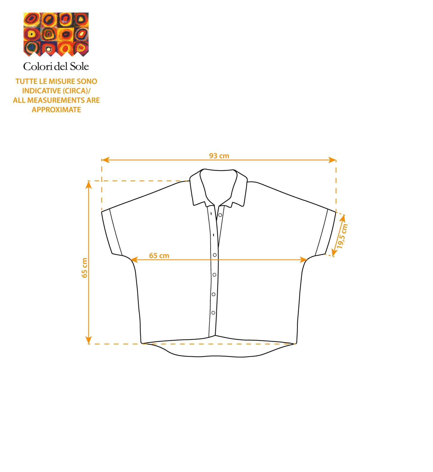 Camicia scatola 1/2 manica Cassata