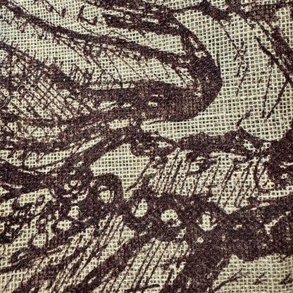 Medium Dama tapestry in wide-weave jute