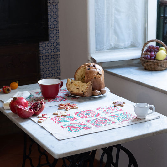 Tovaglietta Americana Maiolica natalizia (set di 2)