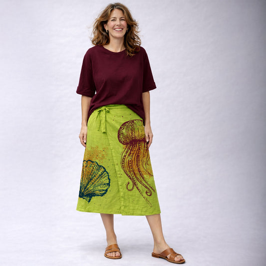 Marea Pareo Skirt - green