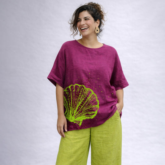Marea Short Sleeve T-Shirt - Cyclamen