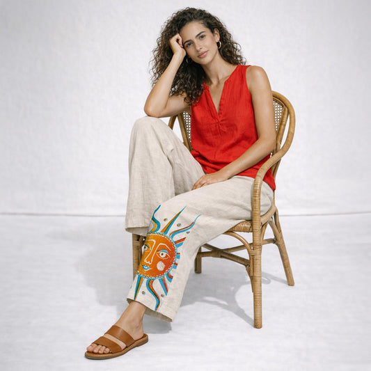 Palazzo trousers with pockets Sole