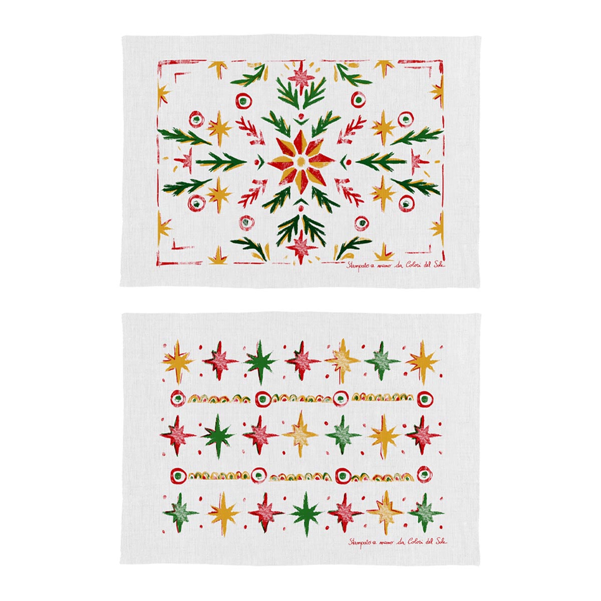 Tovaglietta americana Stella di Natale (set di 2)