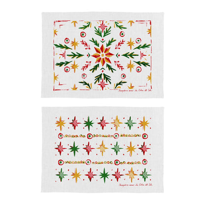 Tovaglietta americana Stella di Natale (set di 2)