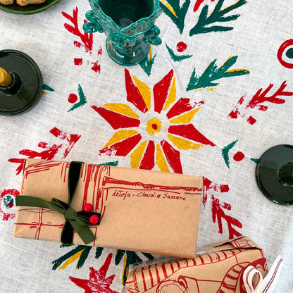 Stella di Natale rectangular tablecloth