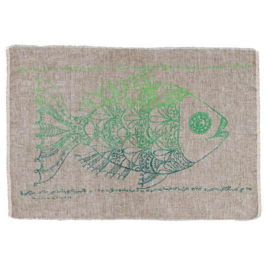 Arazzo Luminaria verde