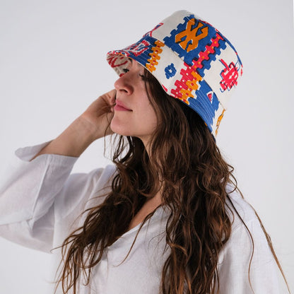 Natural cotton bucket hat