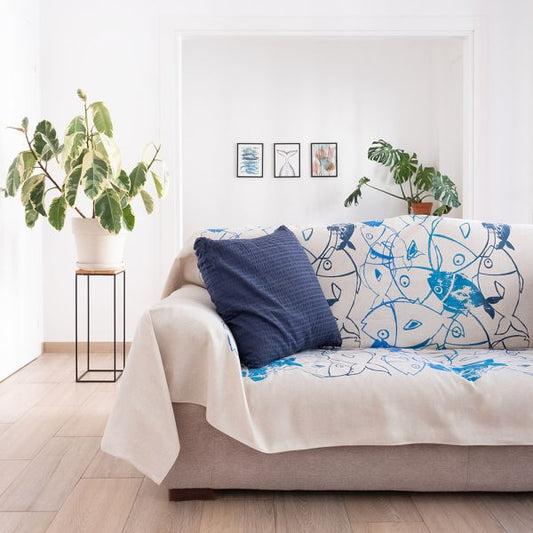 Copridivano Tonnara blu