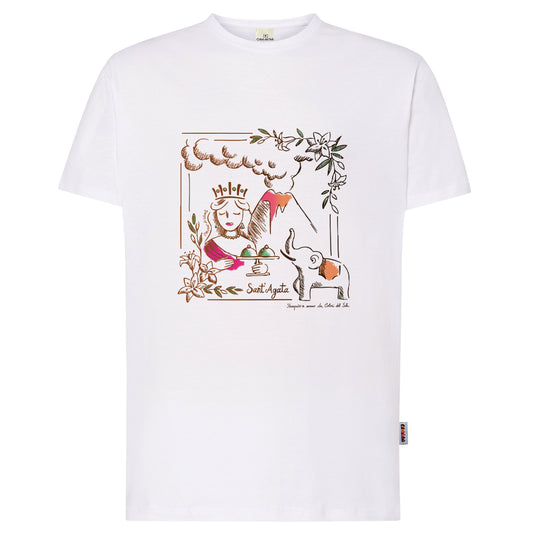 T-shirt sagomata Sant'Agata