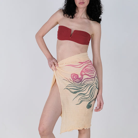 Pareo mini Bacio Blu pesca