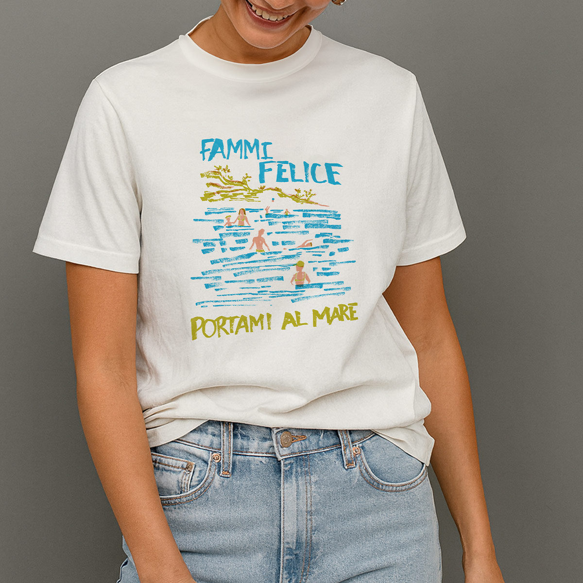 T-shirt unisex Portami al mare