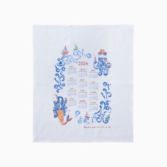 Calendario 24 kitchen towel