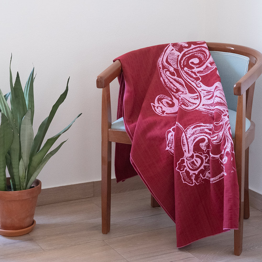  Striped Liberty Cotton Throw