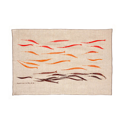 Aguglie Linen beach towel