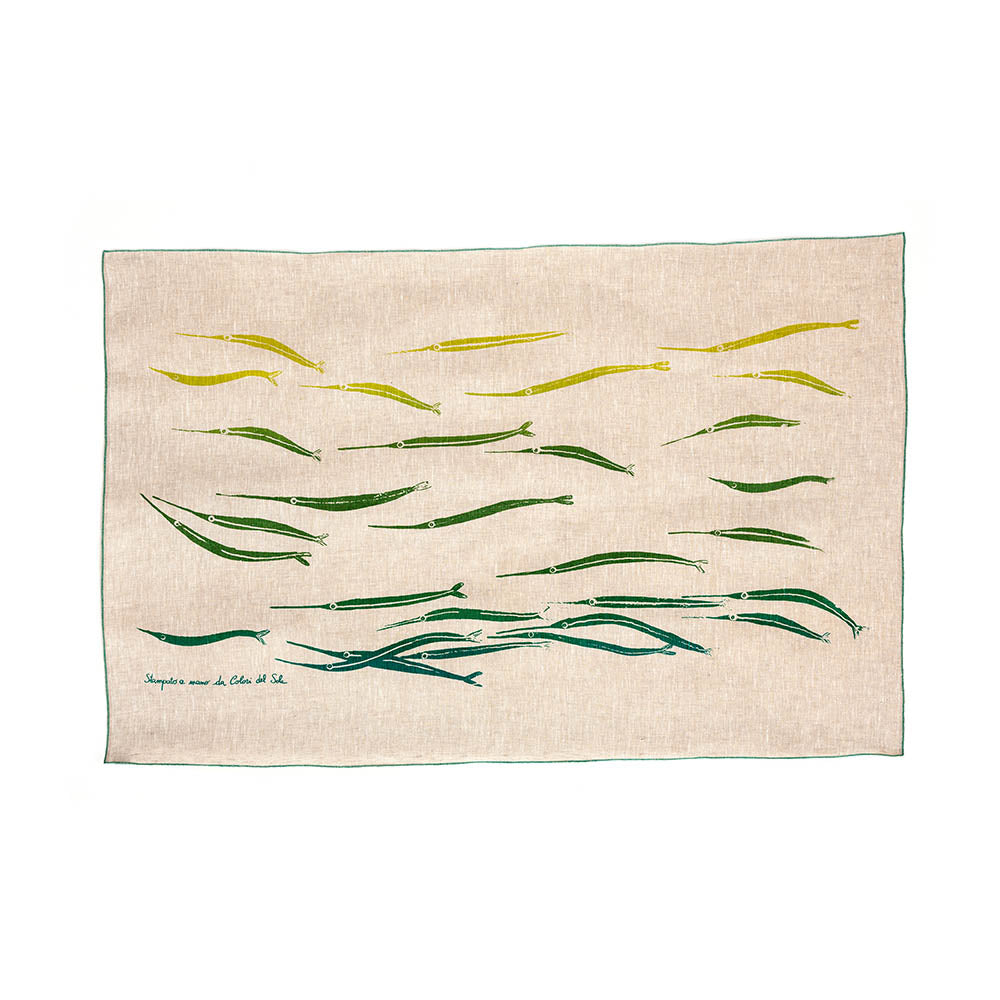 Aguglie Linen beach towel