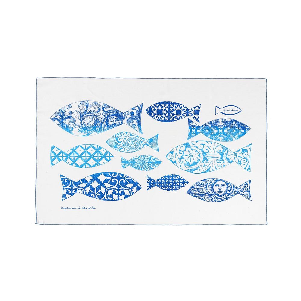 Pisciteddi Barocco beach towel