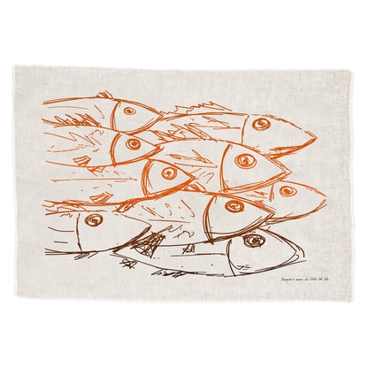 Arazzo Pescheria moka