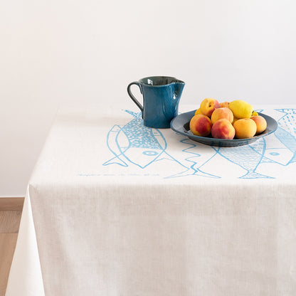 Pisci in Fila rectangular tablecloth