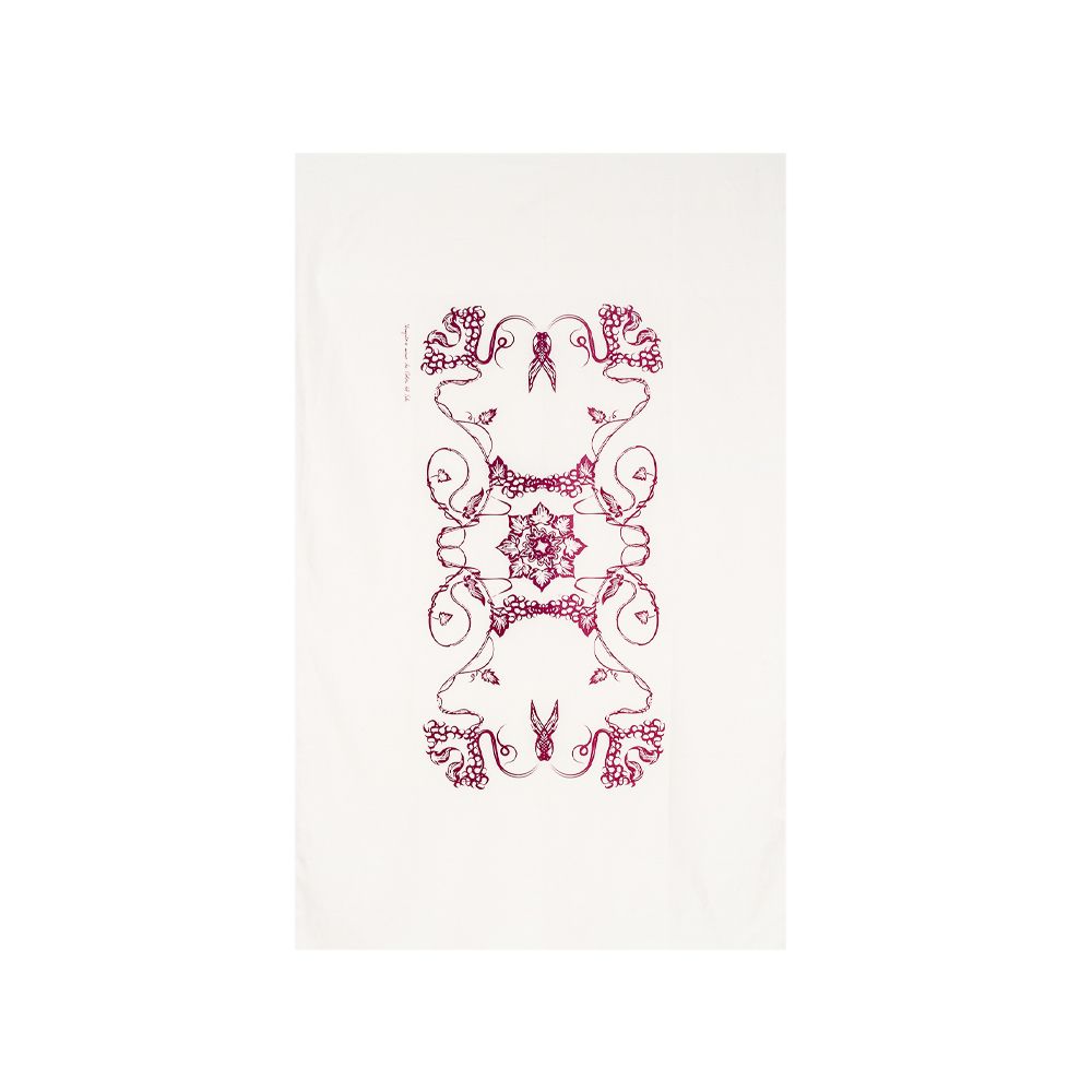 Uva Neutral rectangular tablecloth