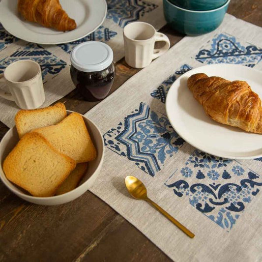 Maiolica Blu american placemat (set of 2)