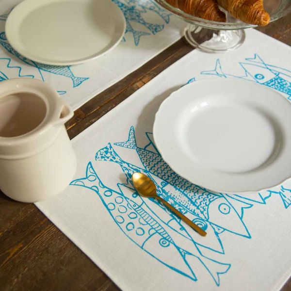 Pisci in Fila american placemat (set of 2)